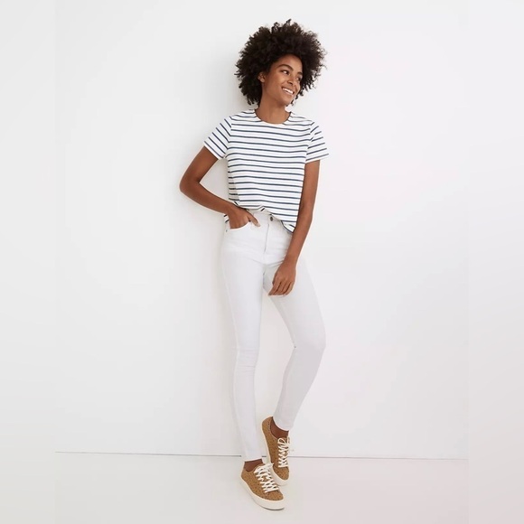 Madewell Women's High Rise Jeans - White - Picture 1 of 5